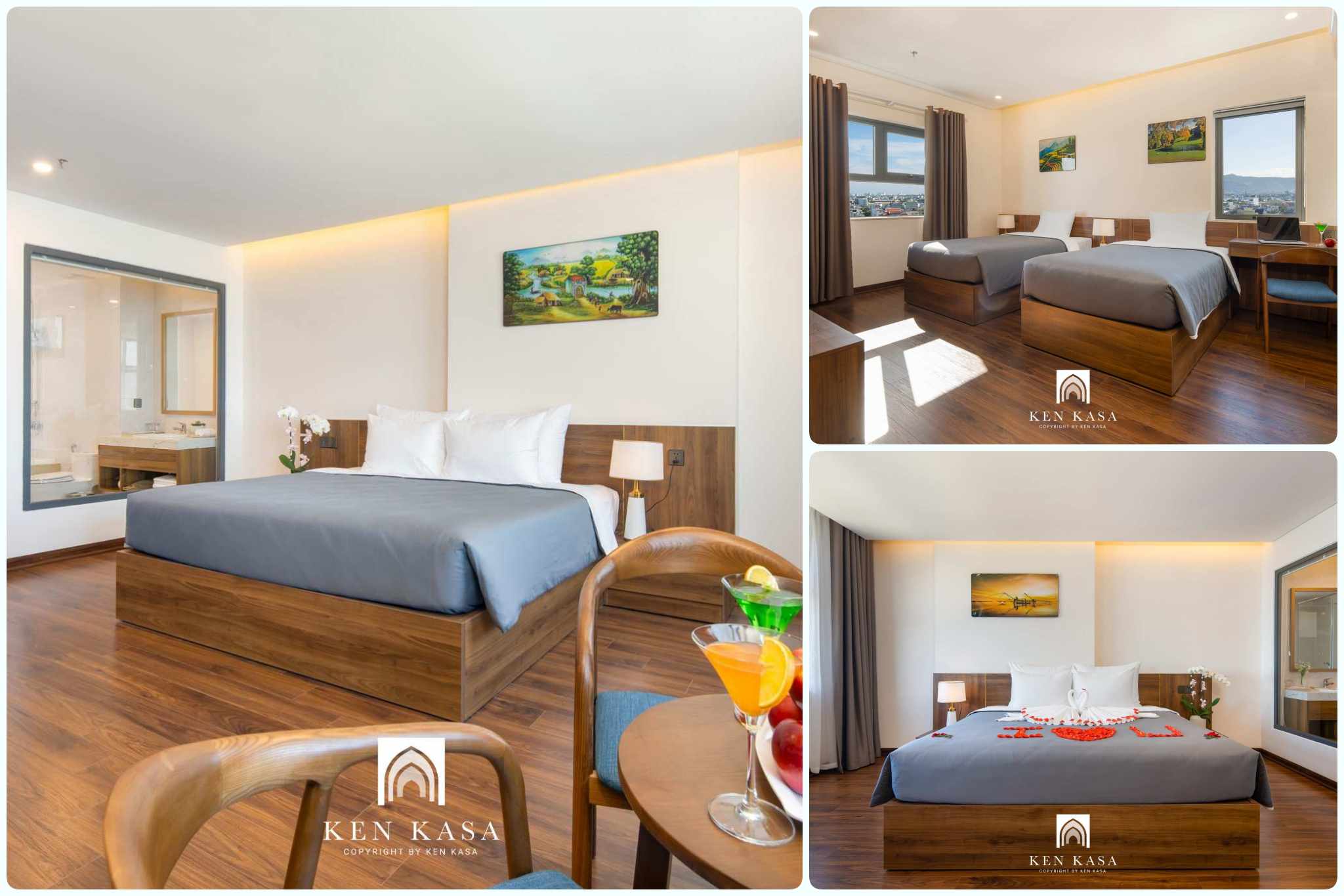 Mẫu phòng ngủ khách sạn hiện đại Avenis Hotel 